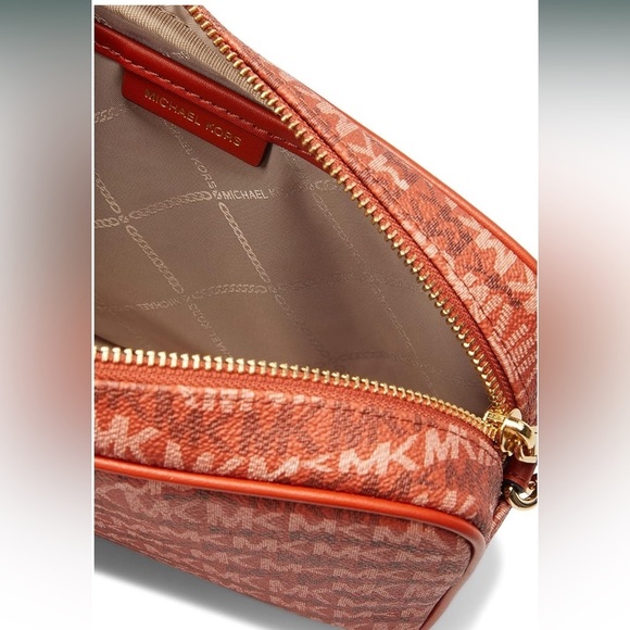Michael Kors Jet Set Large crossbody Deep Orange One Size. NWT - Picture 3 of 4